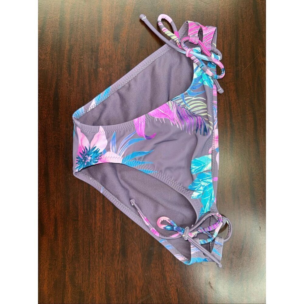Altar’d State Purple Floral Swim Bikini Bottom Size Small